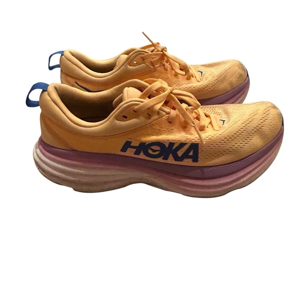 HOKA one one Bondi 8 Women’s Size 9B 41.5 Color Impala/Cyclamen running sneakers - Picture 3 of 10
